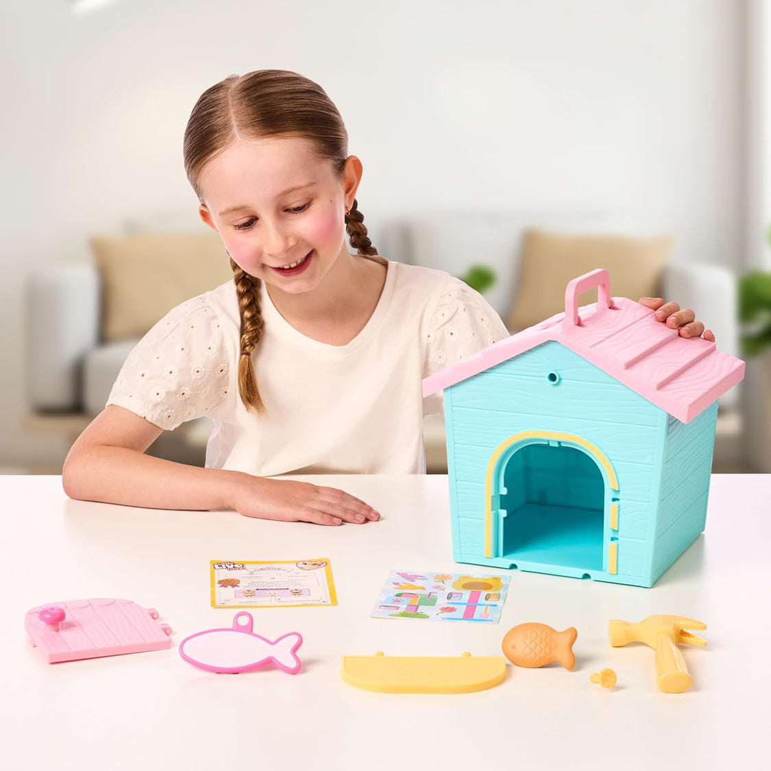 ليتل لايف بيتس لعبة قطة 1 من 3 مجسمات الحيوانات Little Live Pets