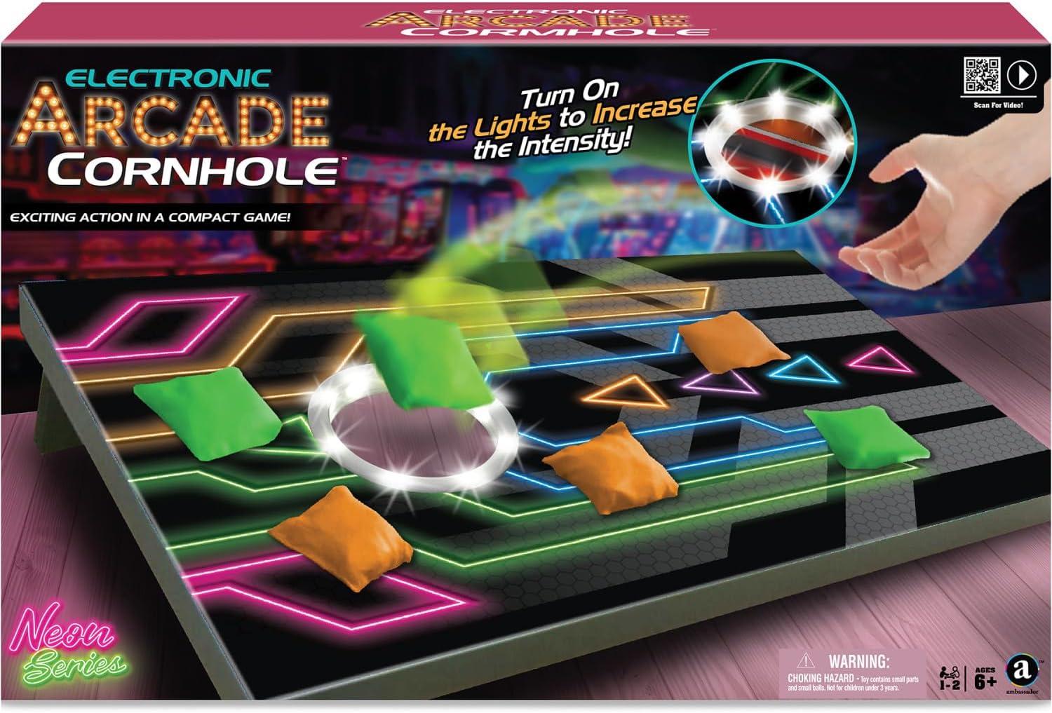 أمباسادور لعبة اركيد الكترونية سلسلة نيون العاب الرياضه Ambassador