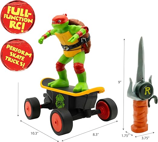 ابطال النينجاء لوح تزلج رافائيل ريموت كنترول مجسمات الشخصيات Ninja Turtles