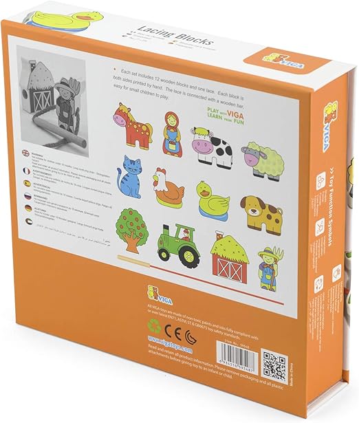 فيجا مكعبات ربط المزرعة العاب البزل VIGA