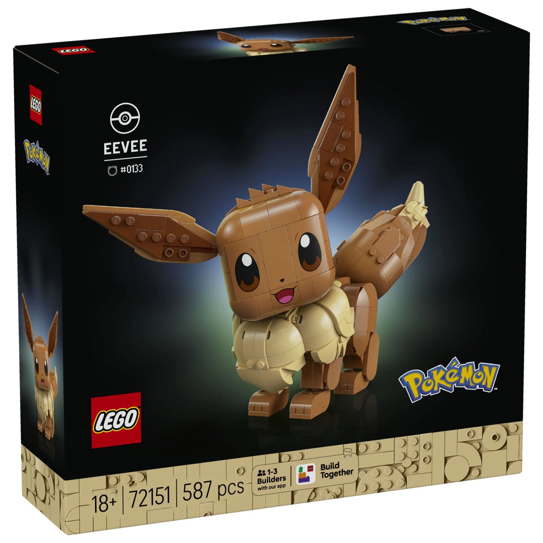 ليجو 72151 بوكيمون إيفي مكعبات التركيب LEGO