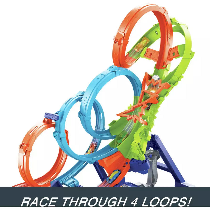 هوت ويلز لعبة مسار حلقة الاصطدام مركبات مع مسار HotWheels