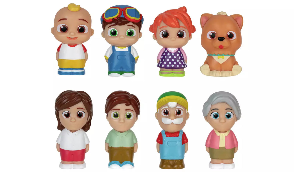 كوكوميلون مجسمات عائلة كوكوميلون 8 قطع شخصيات كرتونية CoComelon