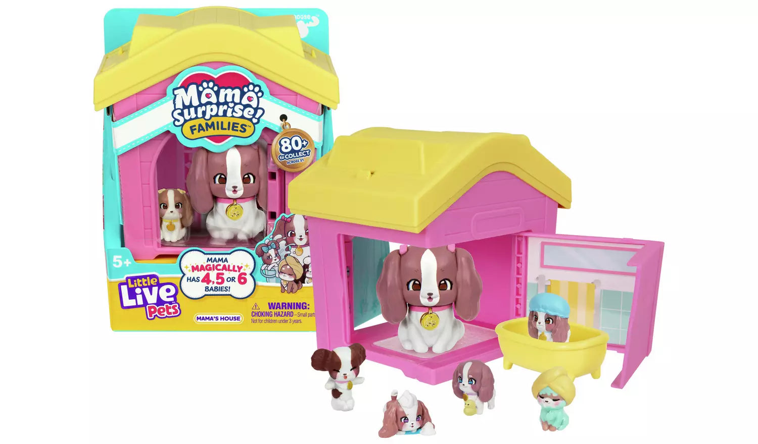 ليتل لايف بيتس منزل ماما سربرايز فاميليز متنوع مجسمات الحيوانات Little Live Pets