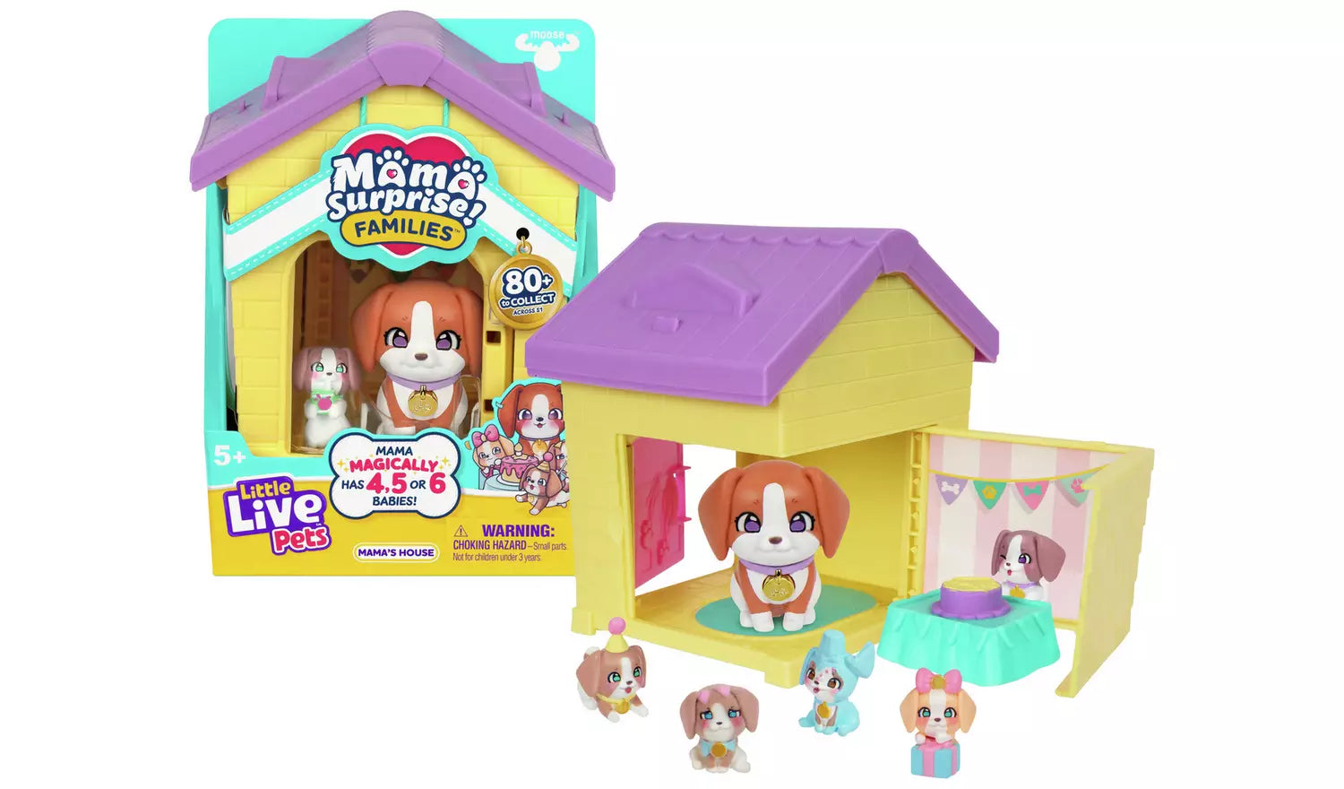 ليتل لايف بيتس منزل ماما سربرايز فاميليز متنوع مجسمات الحيوانات Little Live Pets