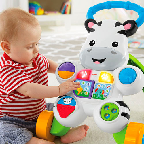 فيشر برايس مشاية لتعليم المشي بتصميم زيبرا تعليم المشي Fisher-Price