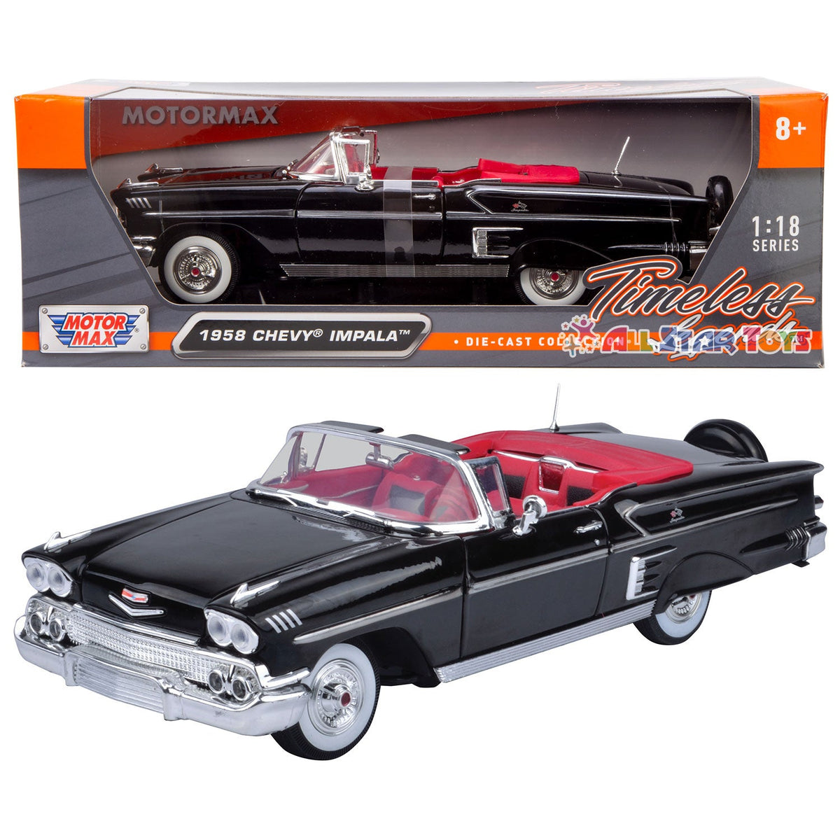موترماكس سيارة شيفروليه امبالا 1958 سيارات داي كاست Motor Max