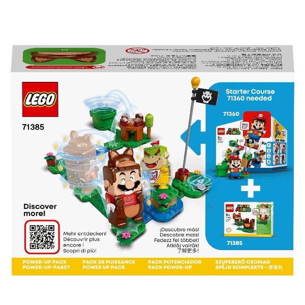 ليجو سوبر ماريو تانوكي ماريو باور أب باك اشكال متنوعة مكعبات التركيب LEGO