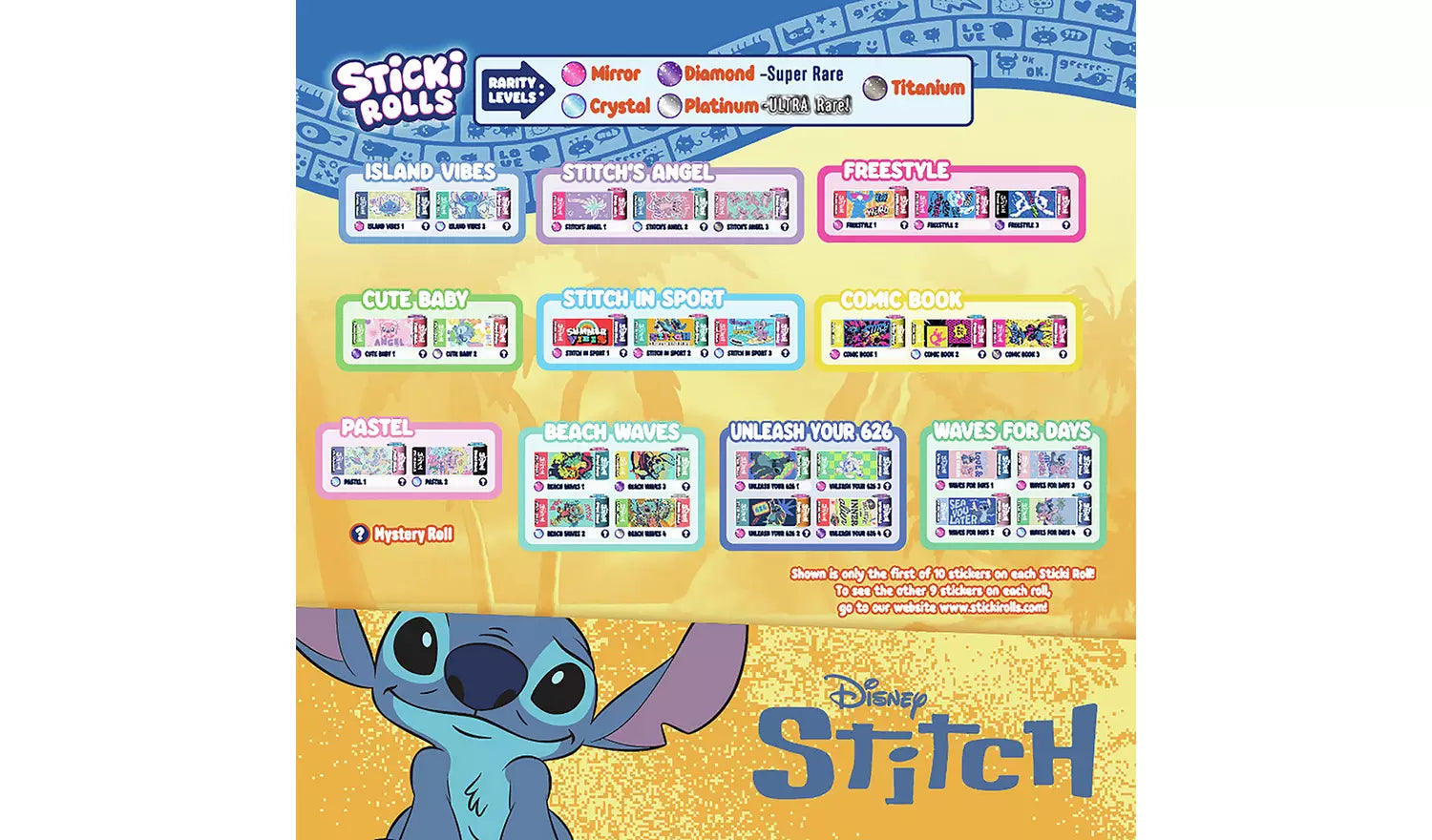 ستيكي رولز قلادة ستيتش الخرز والاكسسوارات Sticki Rolls