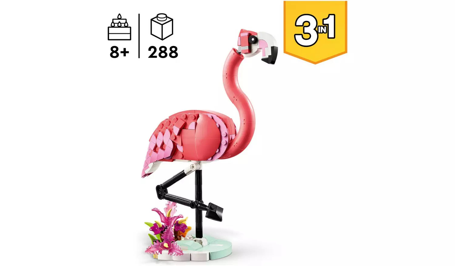 ليجو 31170 كريتور الفلامينغو الوردي مكعبات التركيب LEGO