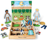 ميليسا اند دوج مجموعة الدمى الخشبية المغناطيسية 82 قطعة Melissa and Doug