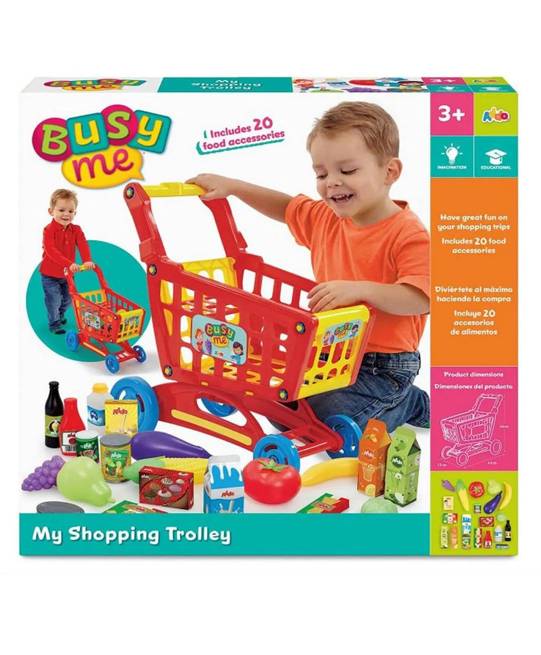 ادو عربة التسوق بيزي مي التسوق والوظائف Addo