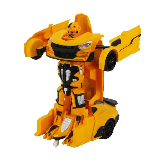 فاني بوكس سيارة المتحولون الصفراء ريموت كنترول السيارات ريموت كنترول Funny Box