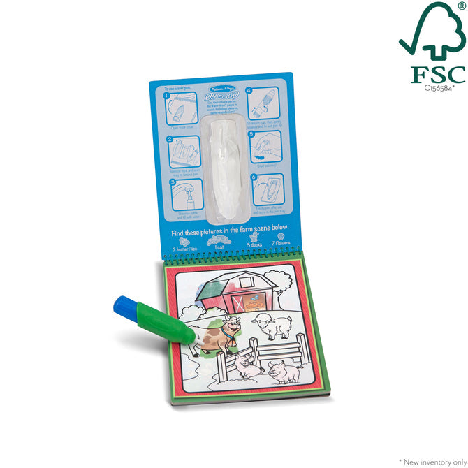 ميلسا آند دوج دفتر ووتر واو الحيوانات رسم و تلوين Melissa and Doug