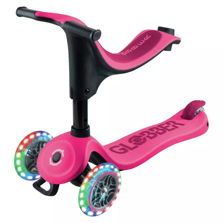 غلوبر سكوتر جو أب سبورتي 3 عجلات وردي غامق سكوتر 3 عجلات GLOBBER