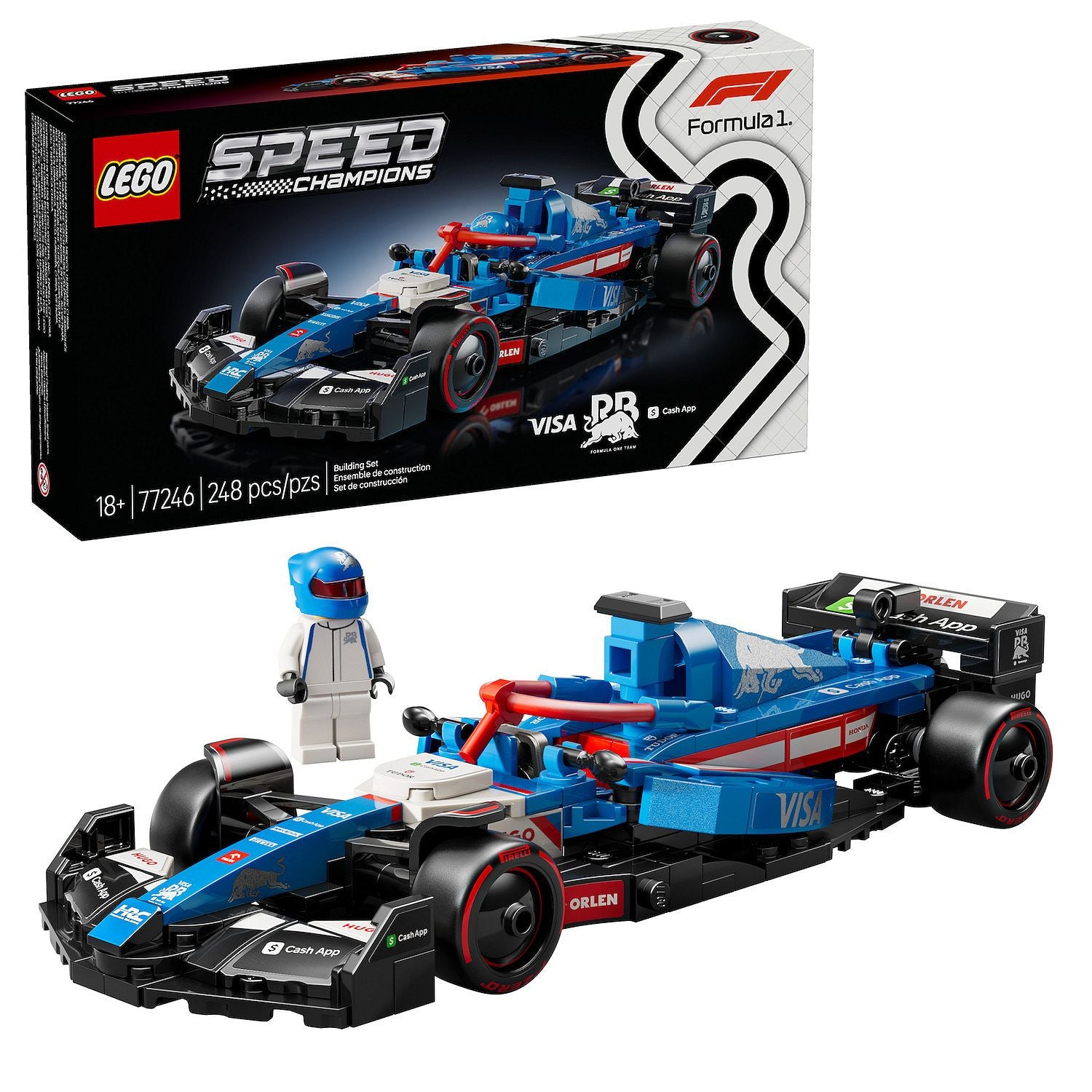 ليجو 77246 سبيد سياراة سباق فيزا مكعبات التركيب LEGO