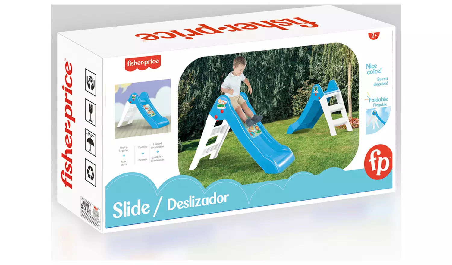 فيشر برايس زحليقة زرقاء الزحاليق Fisher-Price