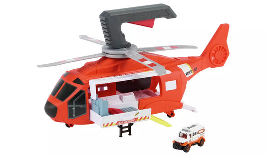 ماتش بوكس طائرة هليكوبتر بمحطة إنقاذ مركبات الأطفال Matchbox