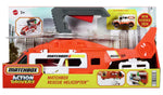 ماتش بوكس طائرة هليكوبتر بمحطة إنقاذ مركبات الأطفال Matchbox