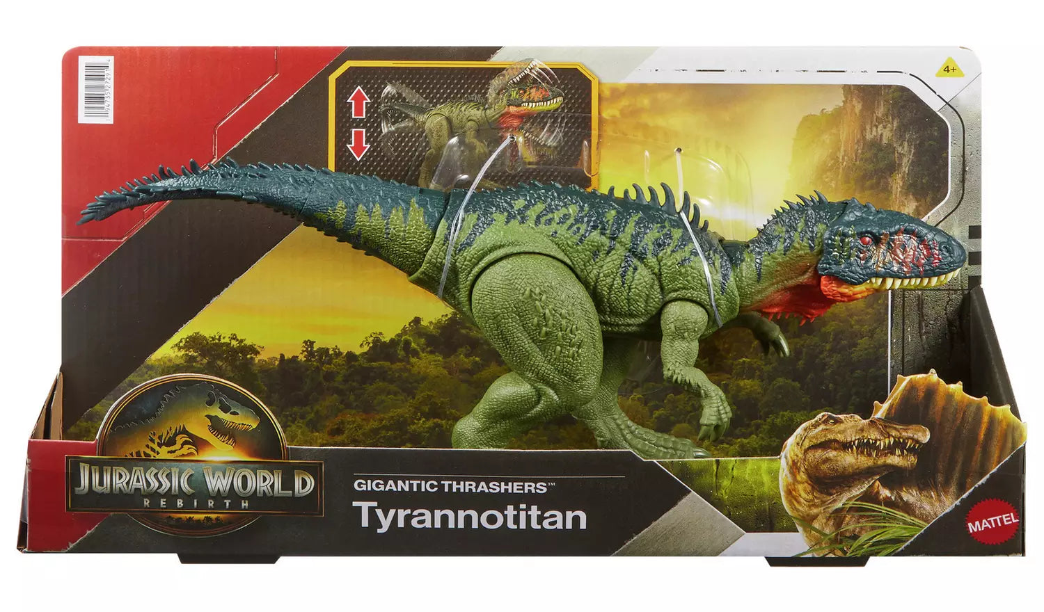 جوراسيك وورلد ديناصور تيرانو تيتان مجسمات الحيوانات Jurassic World