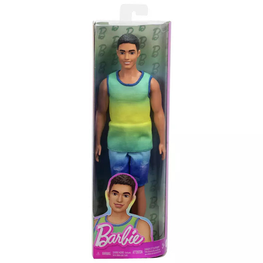 باربي دمية كين بشعر أسود وقميص دمى الشخصيات Barbie
