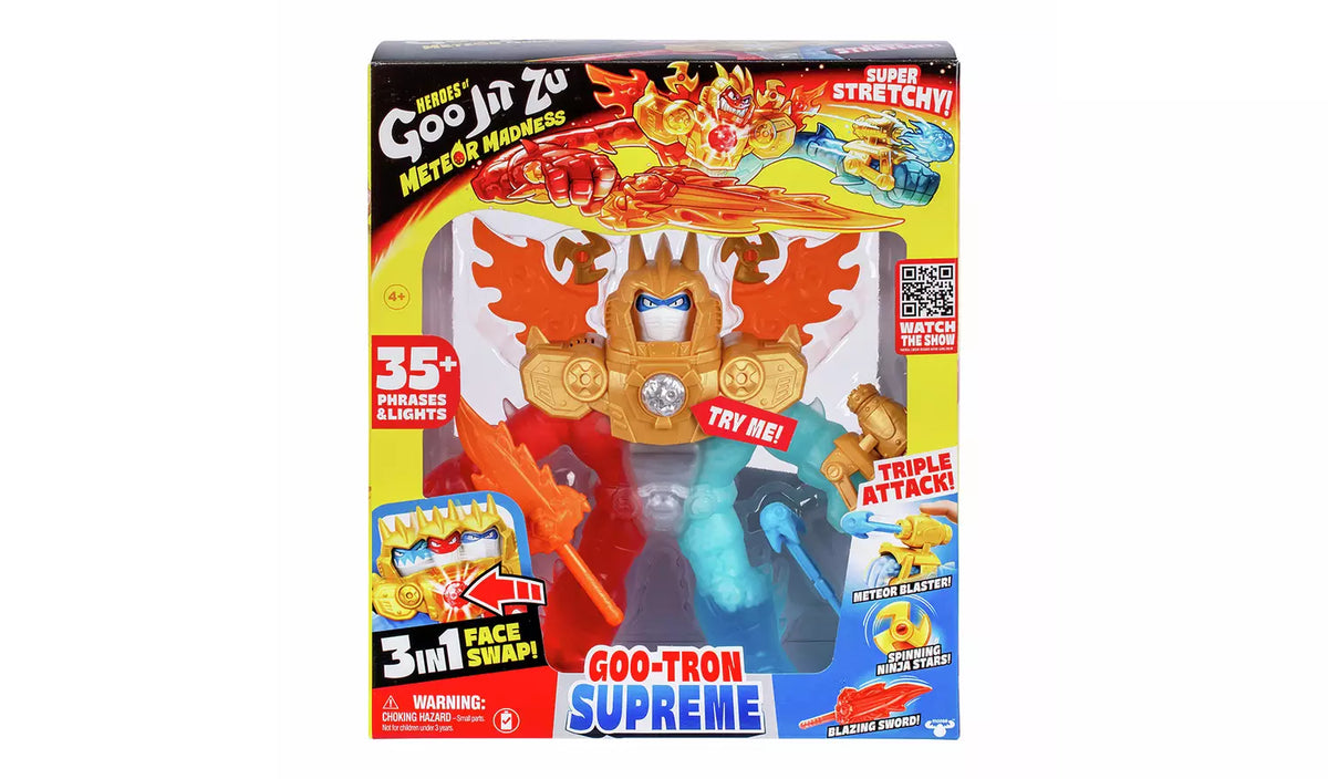 هيروز اوف جو جيت زو جنون النيزك سوبريم التمدد والضغط Heroes of Goo Jit Zu