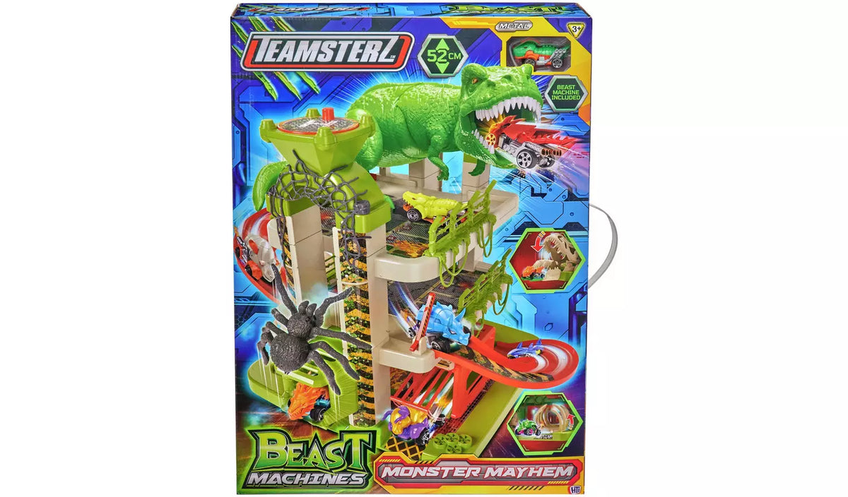 تيمستيرز لعبة جراج السيارات والوحش مركبات مع مسار Teamsterz