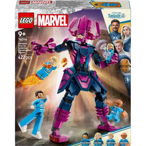 ليجو 76325 مارفل الأربعة المذهلون ضد جالاكتوس مكعبات التركيب LEGO
