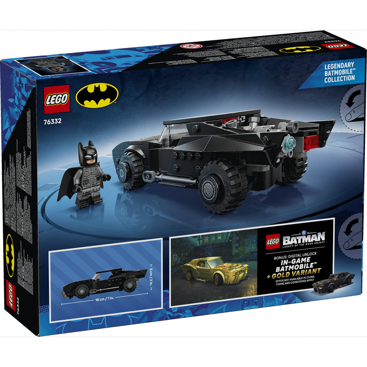 ليجو دي سي باتمان سيارة باتموبيل 76332 مكعبات التركيب LEGO