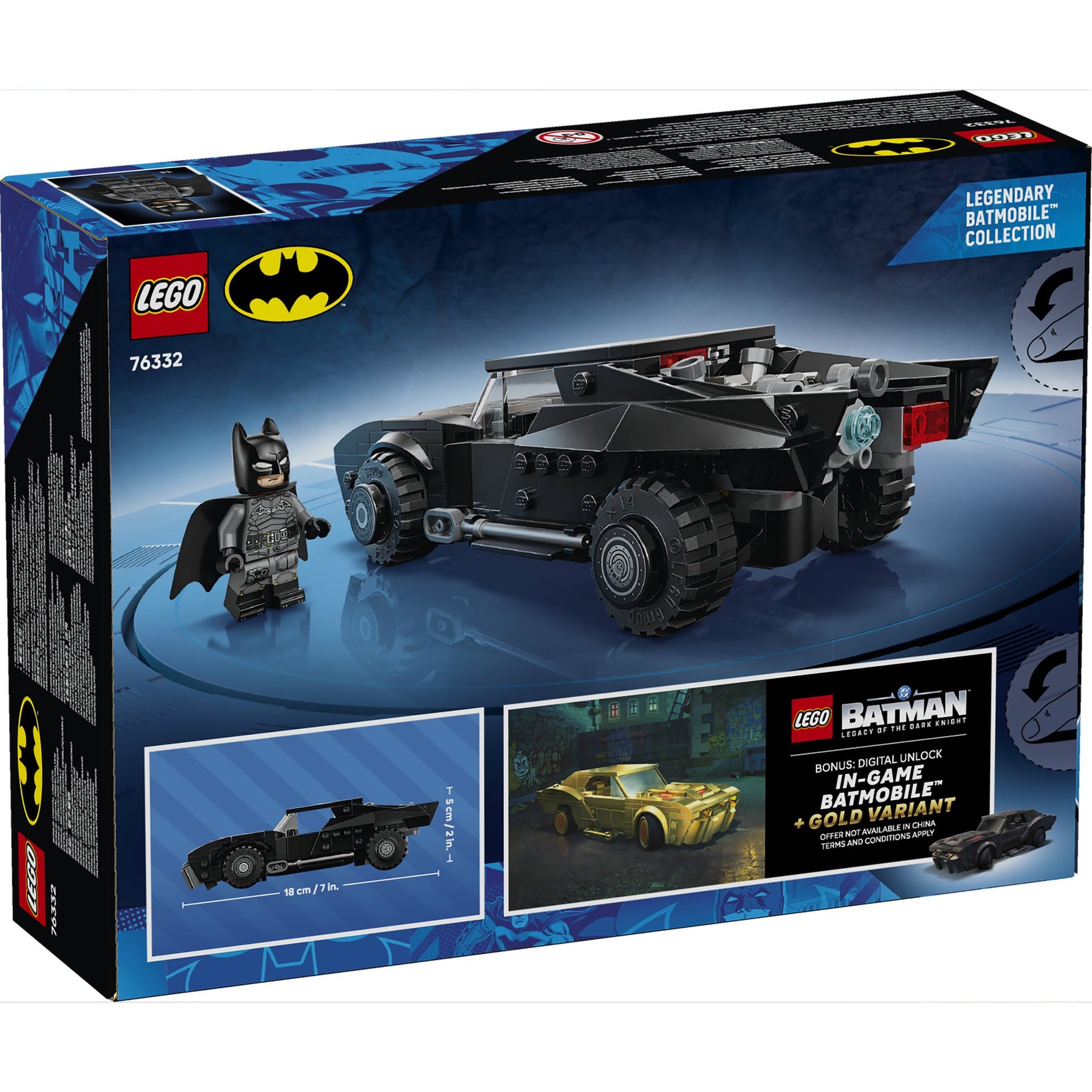 ليجو دي سي باتمان سيارة باتموبيل 76332 مكعبات التركيب LEGO