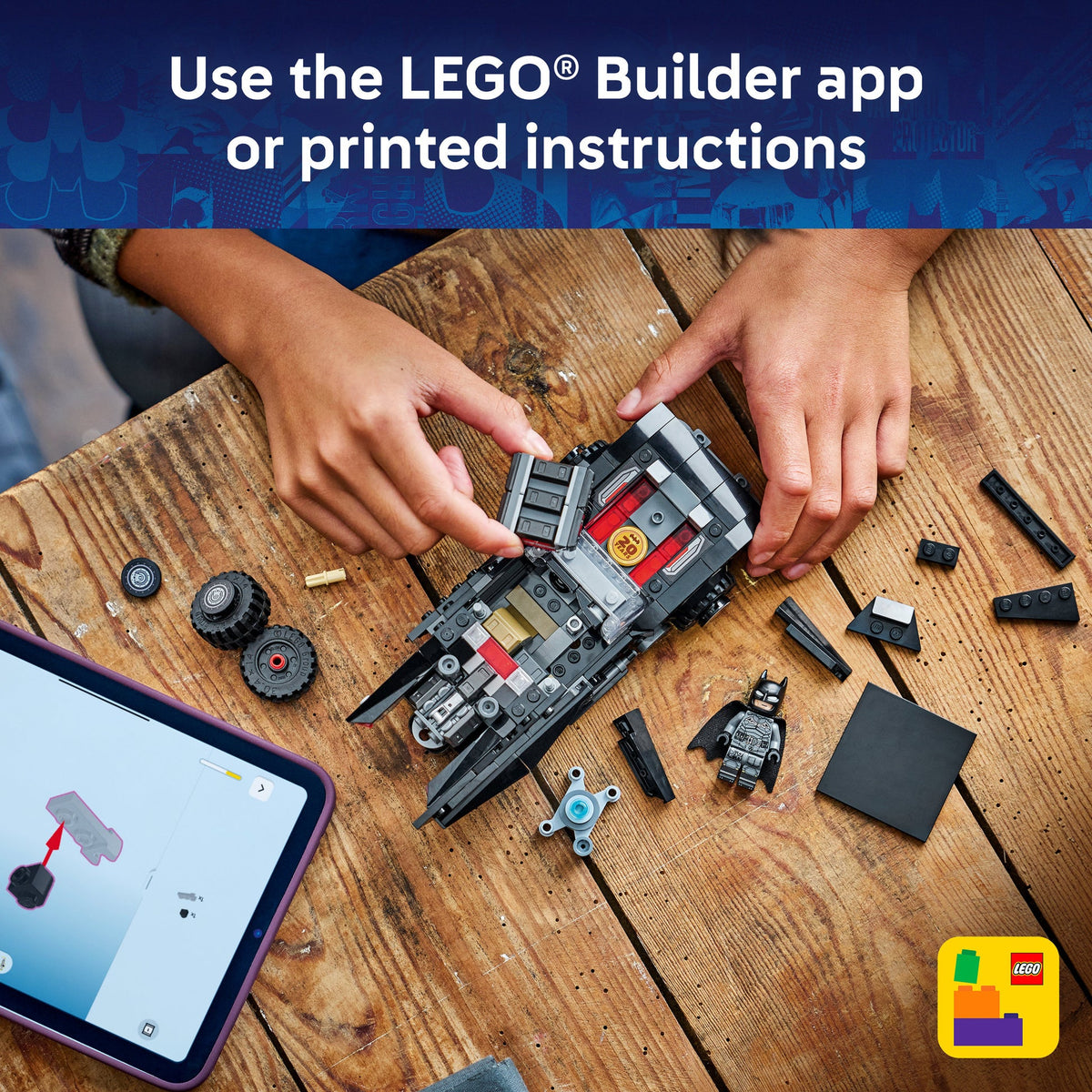 ليجو دي سي باتمان سيارة باتموبيل 76332 مكعبات التركيب LEGO