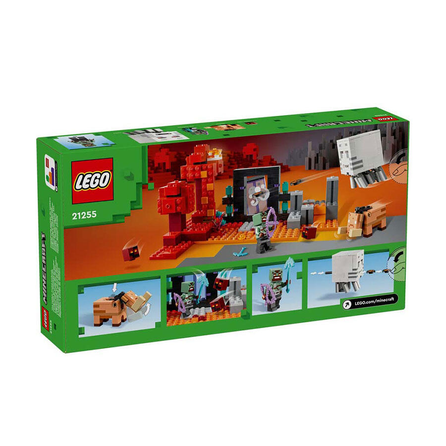 ليجو 21255 ماين كرافت كمين البوابة السفلى مكعبات التركيب LEGO