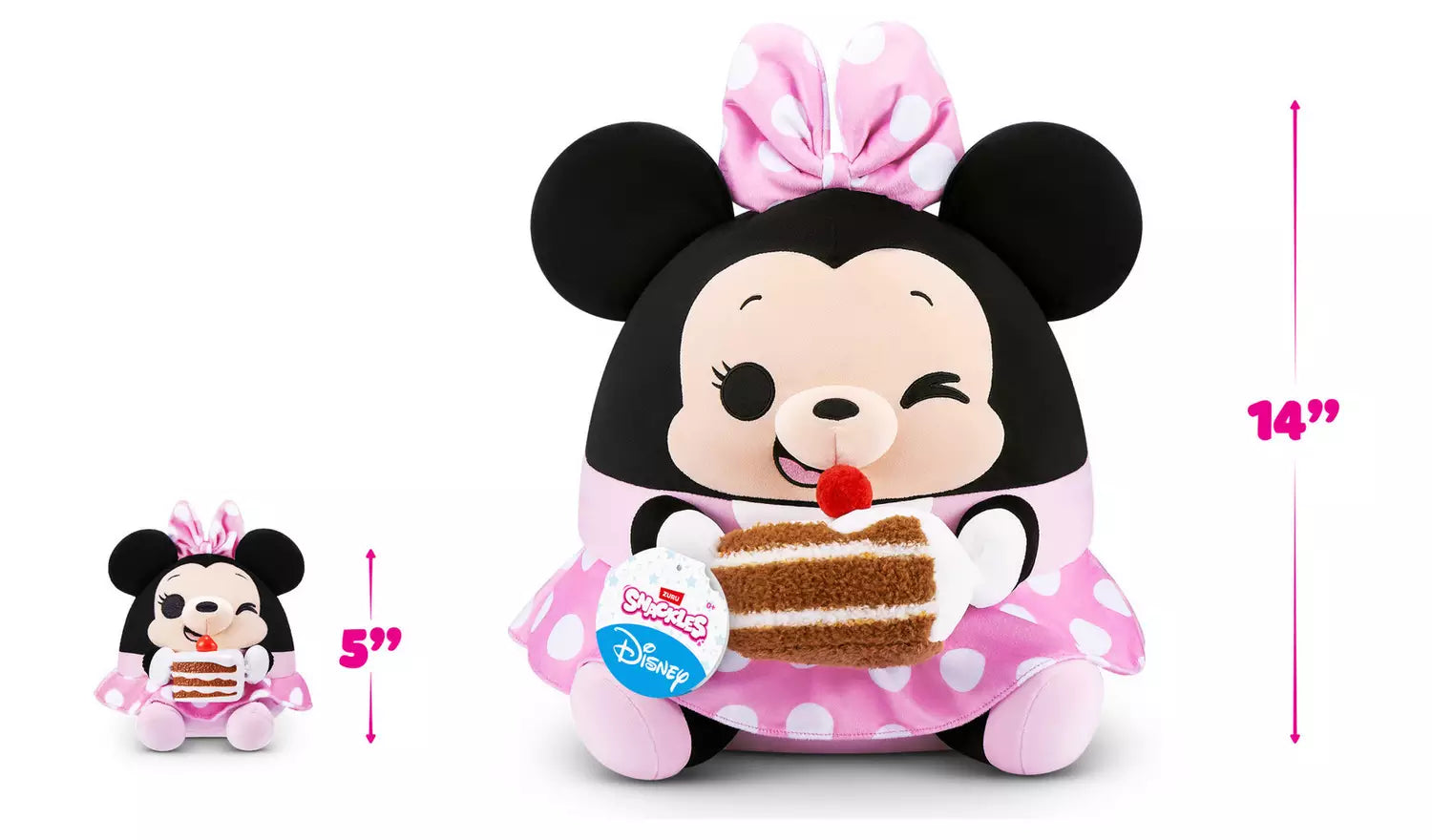سناكلز دمية ديزني ميني ماوس 14 انش الالعاب القطنية Zuru