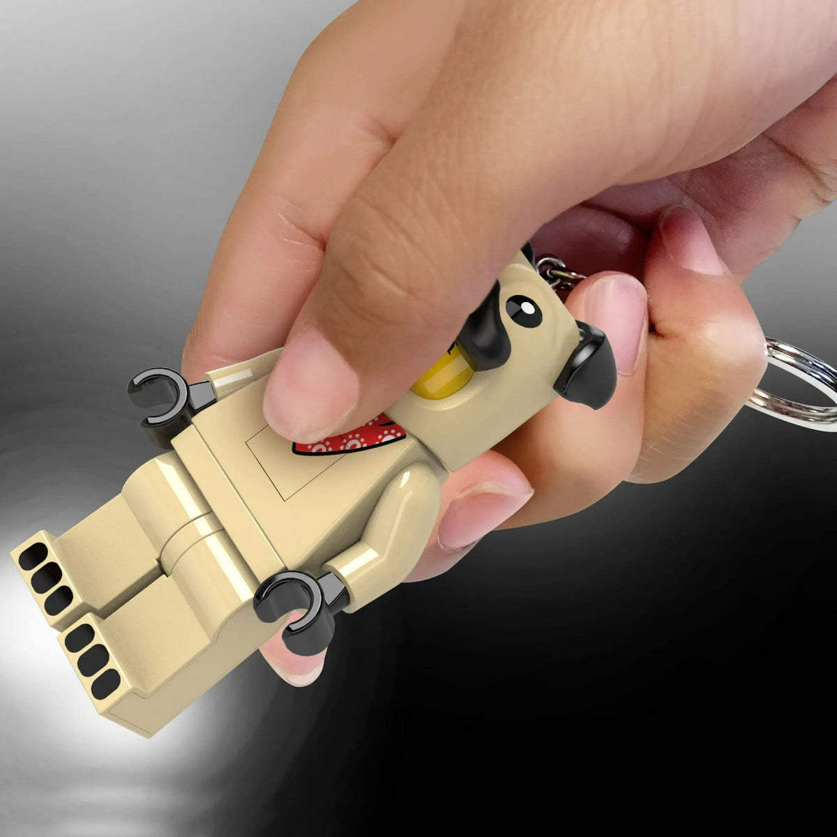 ليجو اي كيو سلسلة مفاتيح جرو بيج مكعبات التركيب LEGO