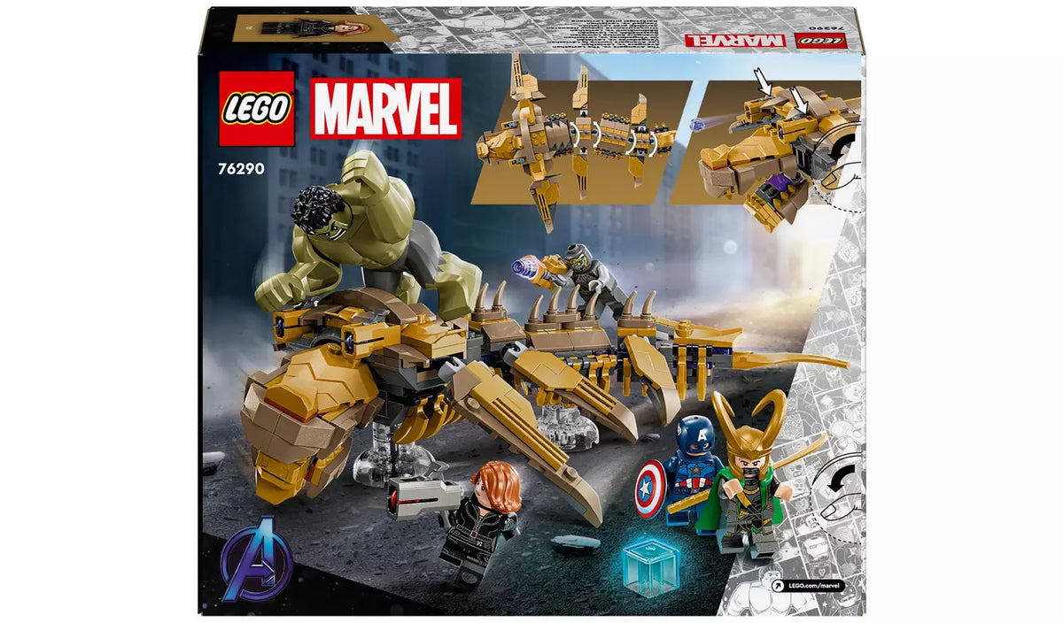 ليجو مارفل المنتقمون مقابل لعب ليفياثان مكعبات التركيب LEGO