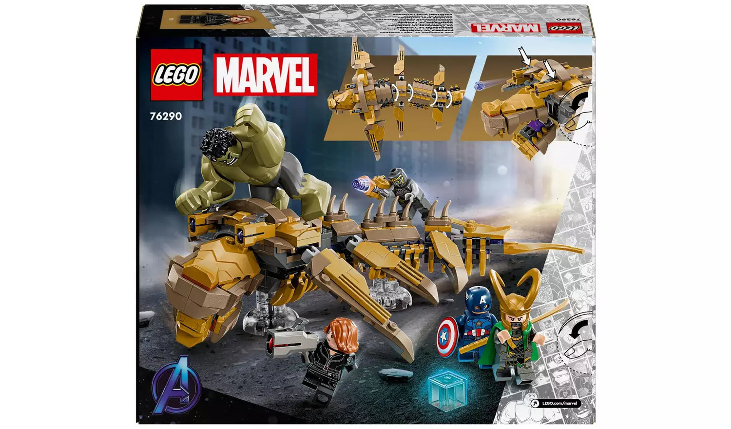 ليجو مارفل المنتقمون مقابل لعب ليفياثان مكعبات التركيب LEGO
