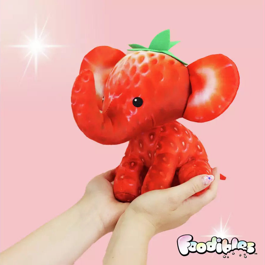 فوديبلز دمية فيل الفروله الالعاب القطنية Foodibles