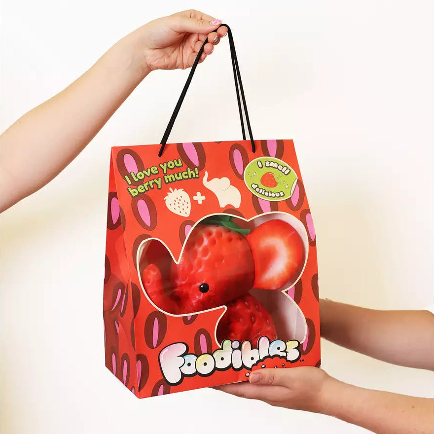 فوديبلز دمية فيل الفروله الالعاب القطنية Foodibles
