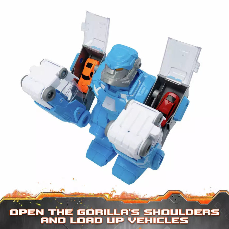 تيمسترز لعبة سحق الغوريلا مع سيارة مركبات مع مسار Teamsterz