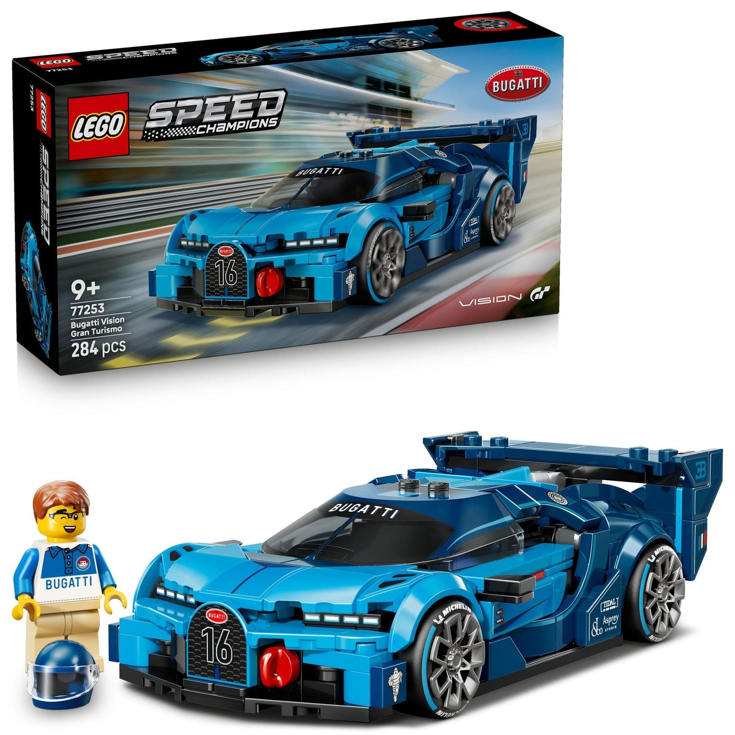 ليجو 77253 سبيد تشامبيونز سيارة بوجاتي فيجن جران توريزمو مكعبات التركيب LEGO