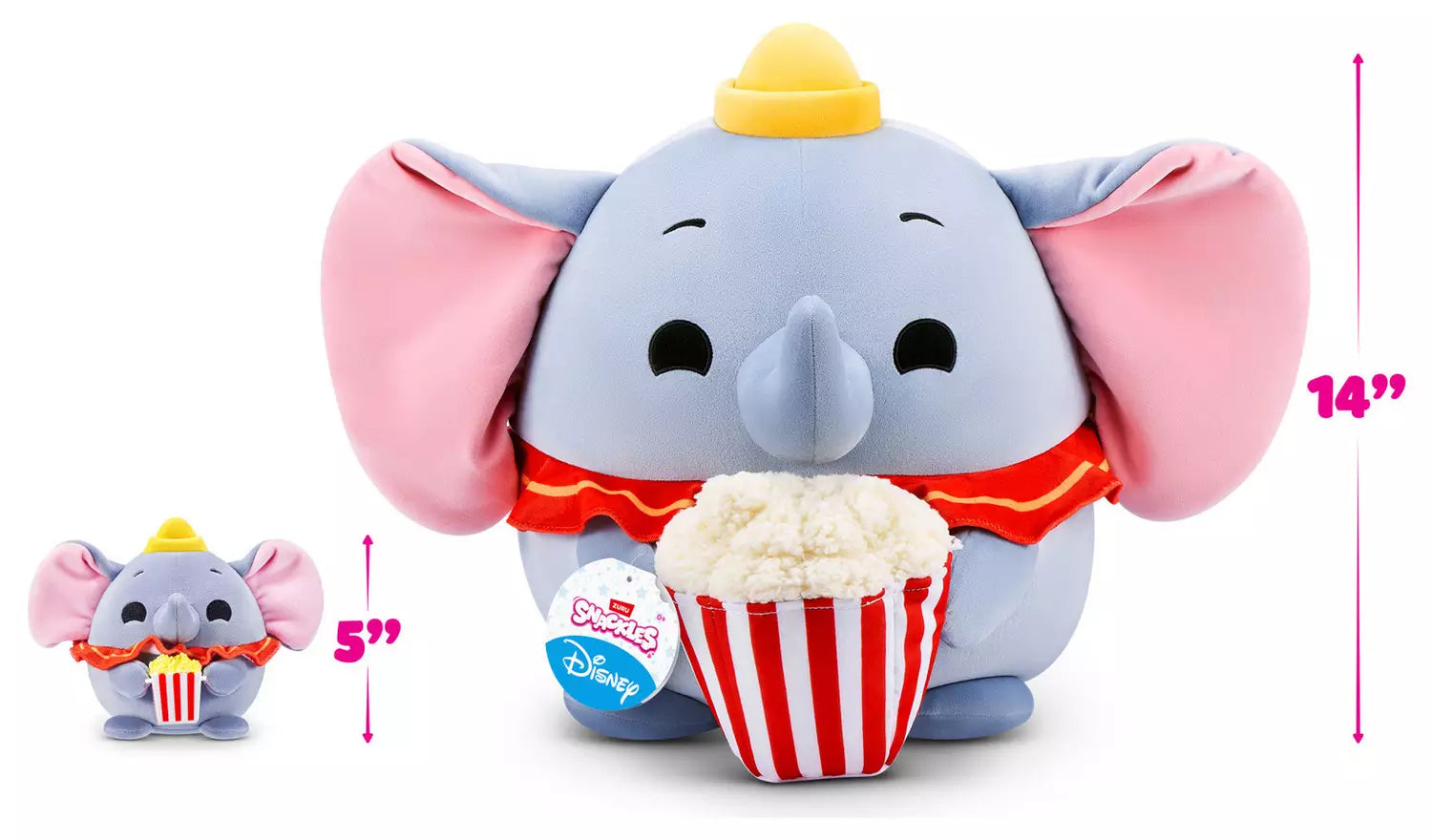 سناكلز دمية ديزني دمبو والفشار 14 انش الالعاب القطنية Zuru