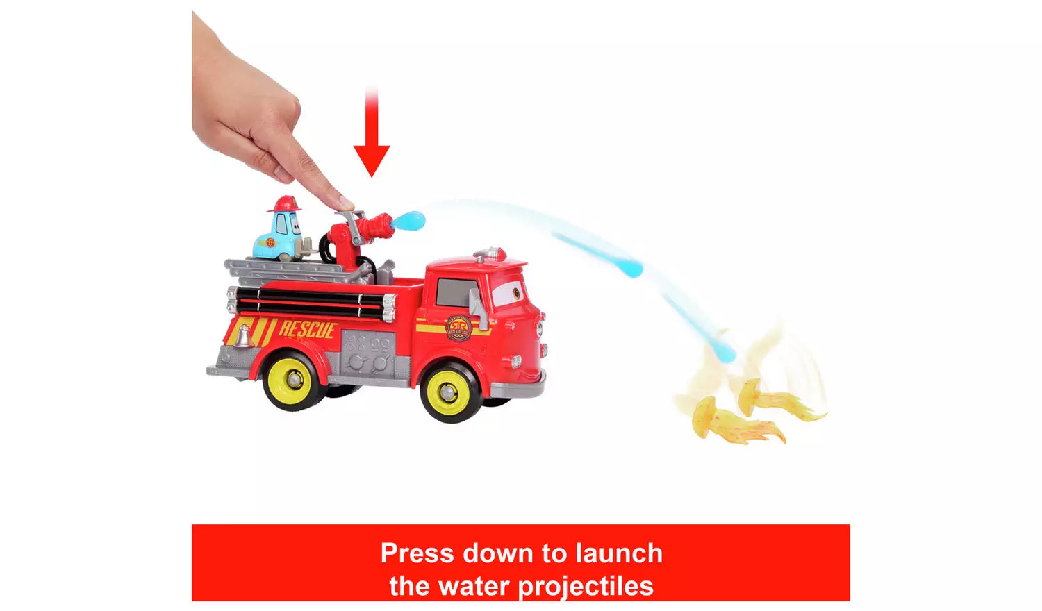 ديزني كارز شاحنة الاطفاء مركبات الأطفال Disney