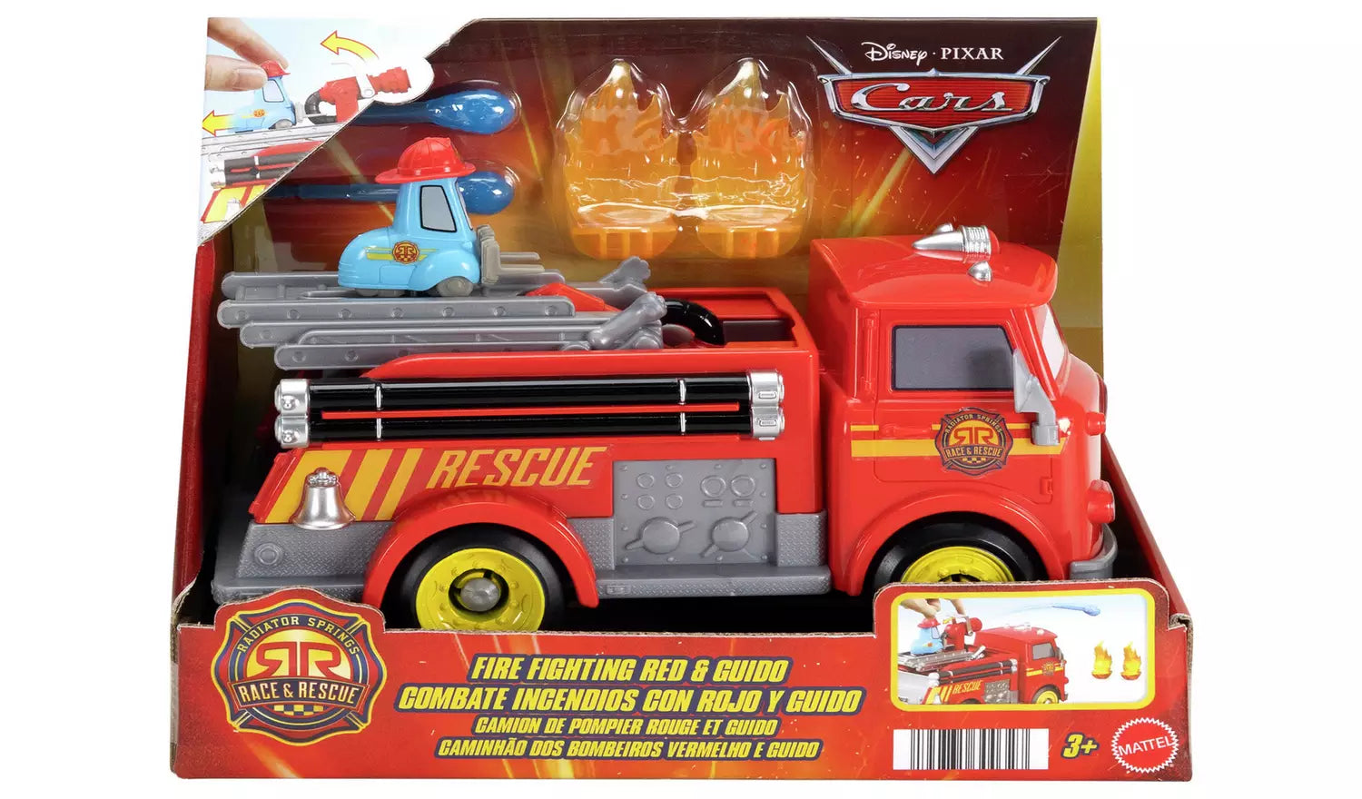 ديزني كارز شاحنة الاطفاء مركبات الأطفال Disney