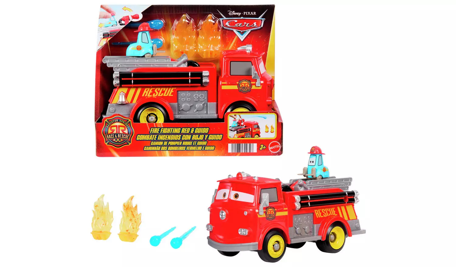 ديزني كارز شاحنة الاطفاء مركبات الأطفال Disney