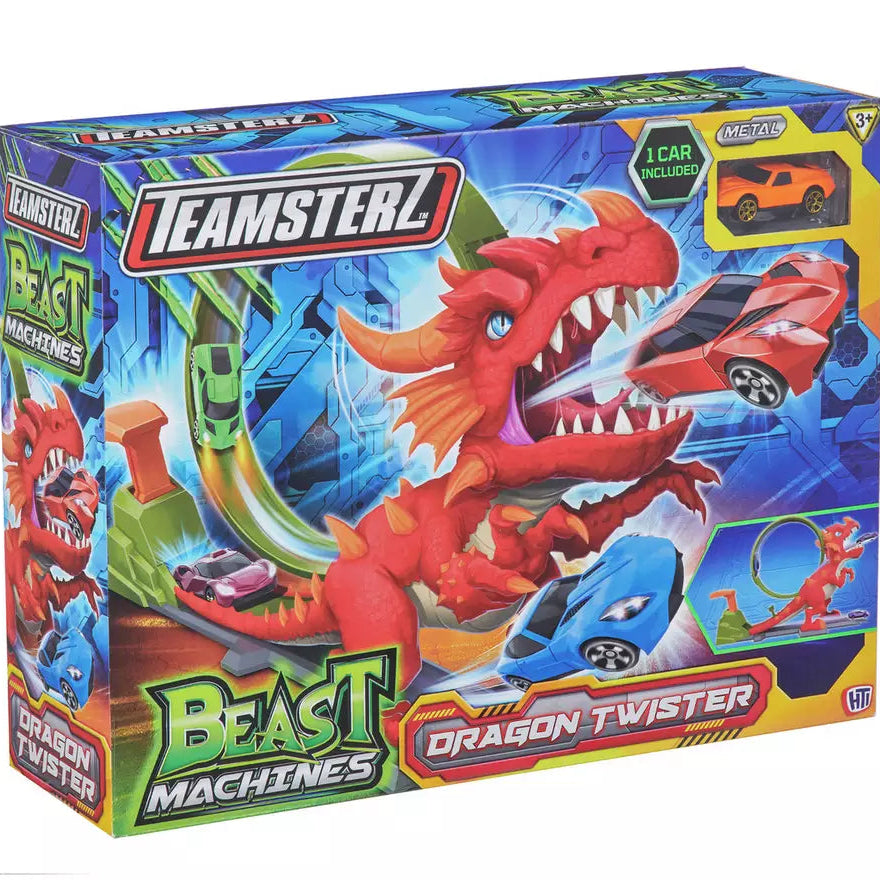 تيمسترز كارثة التنين مع سيارة واحدة مركبات مع مسار Teamsterz