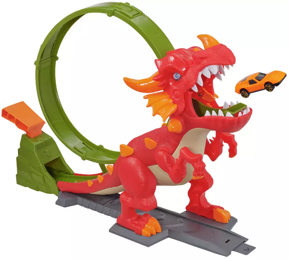 تيمسترز كارثة التنين مع سيارة واحدة مركبات مع مسار Teamsterz