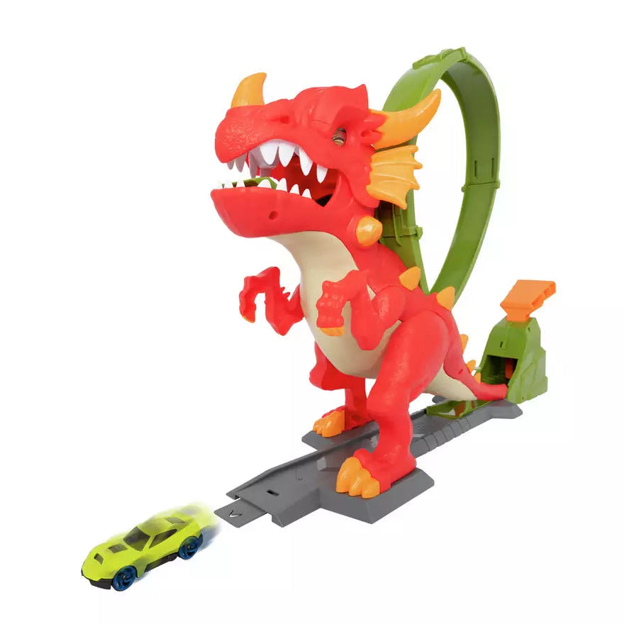 تيمسترز كارثة التنين مع سيارة واحدة مركبات مع مسار Teamsterz