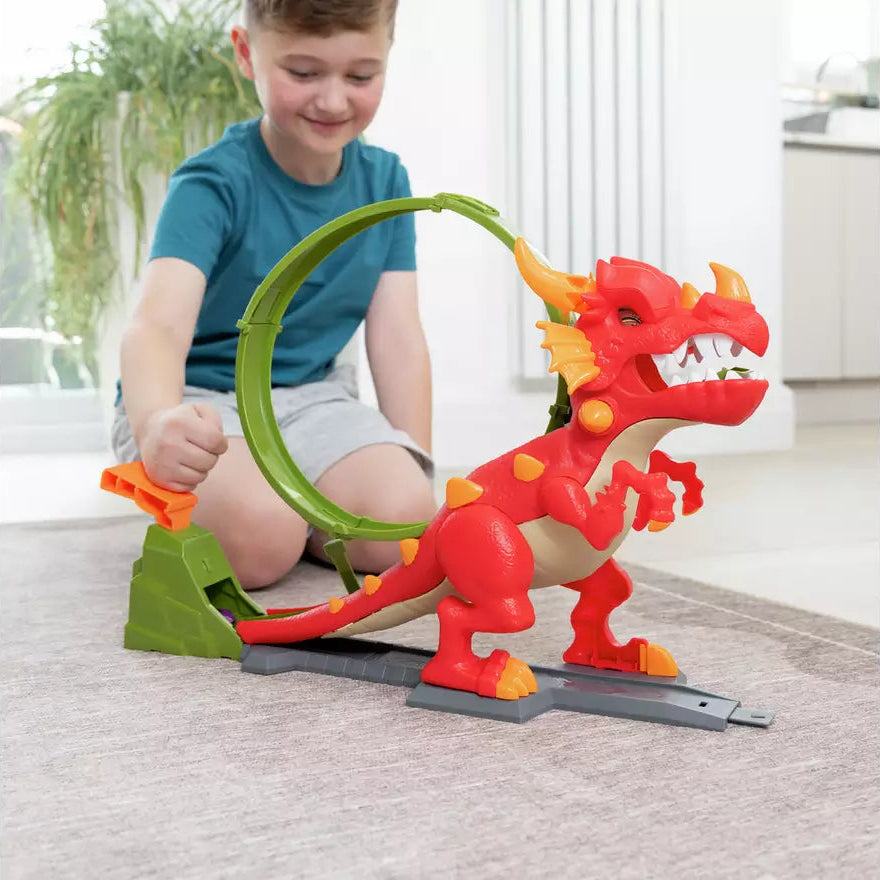 تيمسترز كارثة التنين مع سيارة واحدة مركبات مع مسار Teamsterz