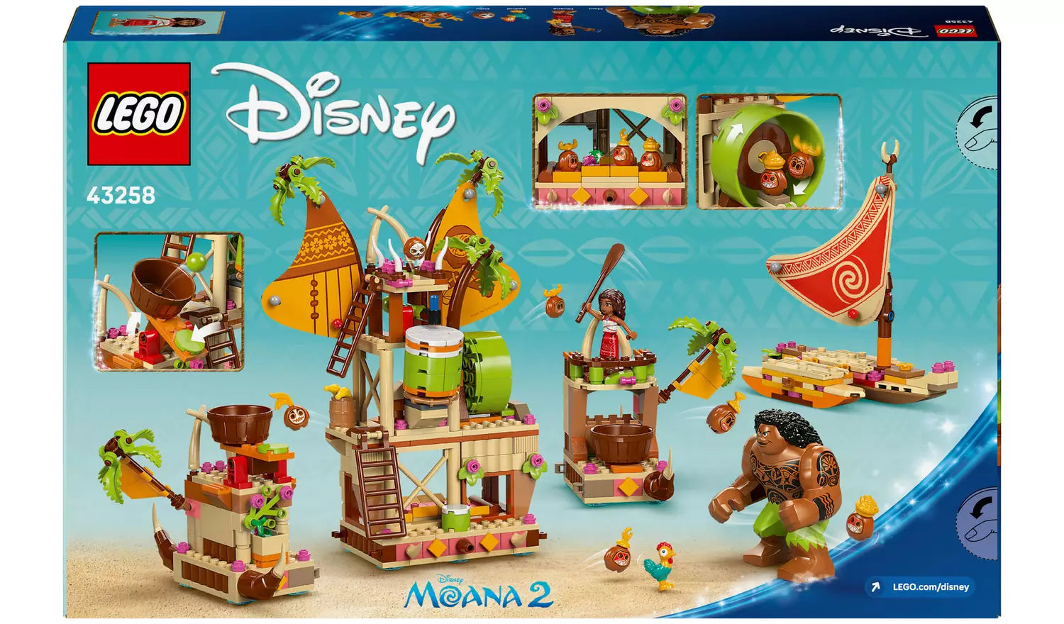 ليجو ديزني المركب الشراعي كاكامورا مكعبات التركيب LEGO