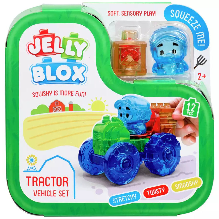 جيلي بلوكس مجموعة مركبات الجرارات المكعبات الكبيرة Jelly Blox